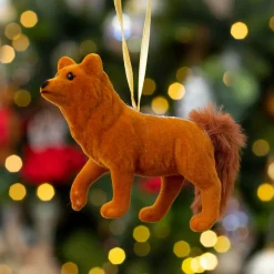 KAEMINGK Renard de Noël à suspendre (H7 cm) Milou Marron Best