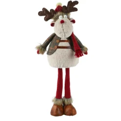 KAEMINGK Renne debout (H70 cm) Duncan écharpe Rouge Online