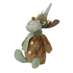 KAEMINGK Renne de Noël déco (H31 cm) Billie Menthe blanche Vert menthe