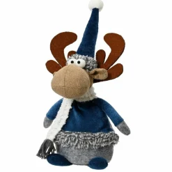 KAEMINGK Renne de Noël (H30 cm) Gaby en Bleu Clearance