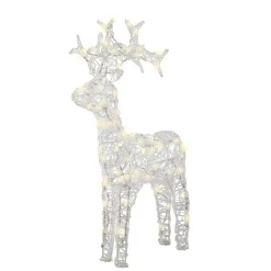 EMINZA Renne lumineux souple 80 LED (H89 cm) Skoll Blanc chaud Hot