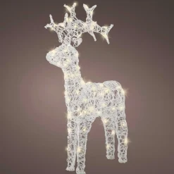 EMINZA Renne lumineux souple 80 LED (H89 cm) Skoll Blanc chaud Hot