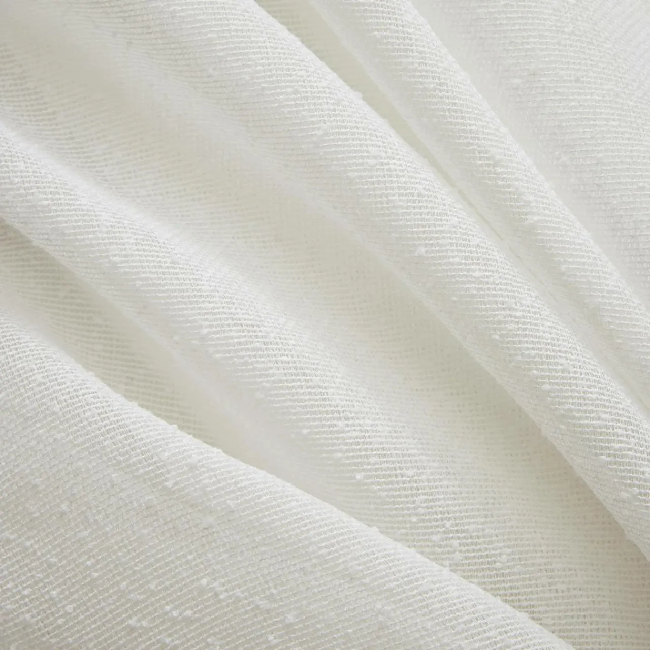 EMINZA Rideau ajustable bouclette (140 x max 300 cm) Eliott Ivoire Hot