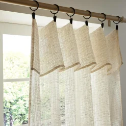 EMINZA Rideau ajustable (140 x max 300 cm) Luis Beige Outlet