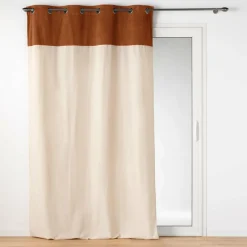 EMINZA Rideau bouclette (140 x 240 cm) Ava Camel Online