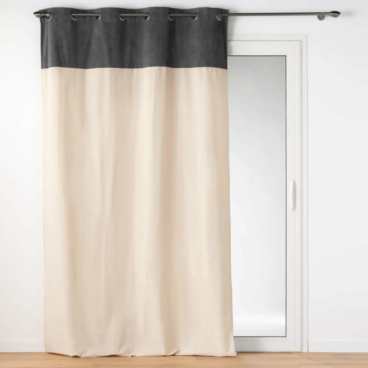 DOUCEUR D'INTERIEUR Rideau bouclette (140 x 240 cm) Tessa Gris Anthracite Online