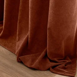 douceur d'intu017drieur Rideau bouclette (140 x 260 cm) Winona Terracotta Discount