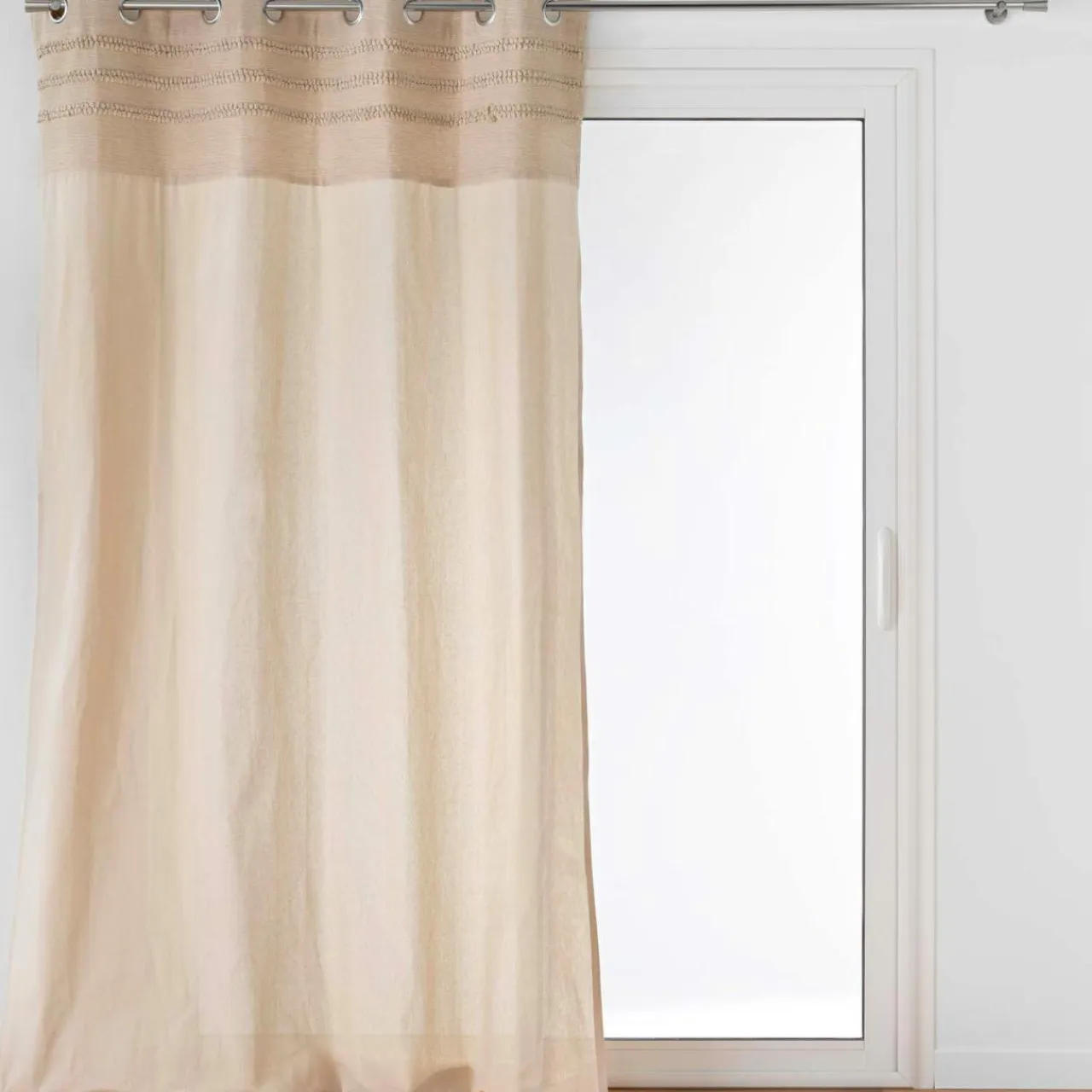 douceur d'intu017drieur Rideau coton tufté (140 x 240 cm) Hilary Beige Hot