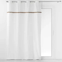 DOUCEUR D'INTERIEUR Rideau coton (140 x 240 cm) Alizée Ecru Best