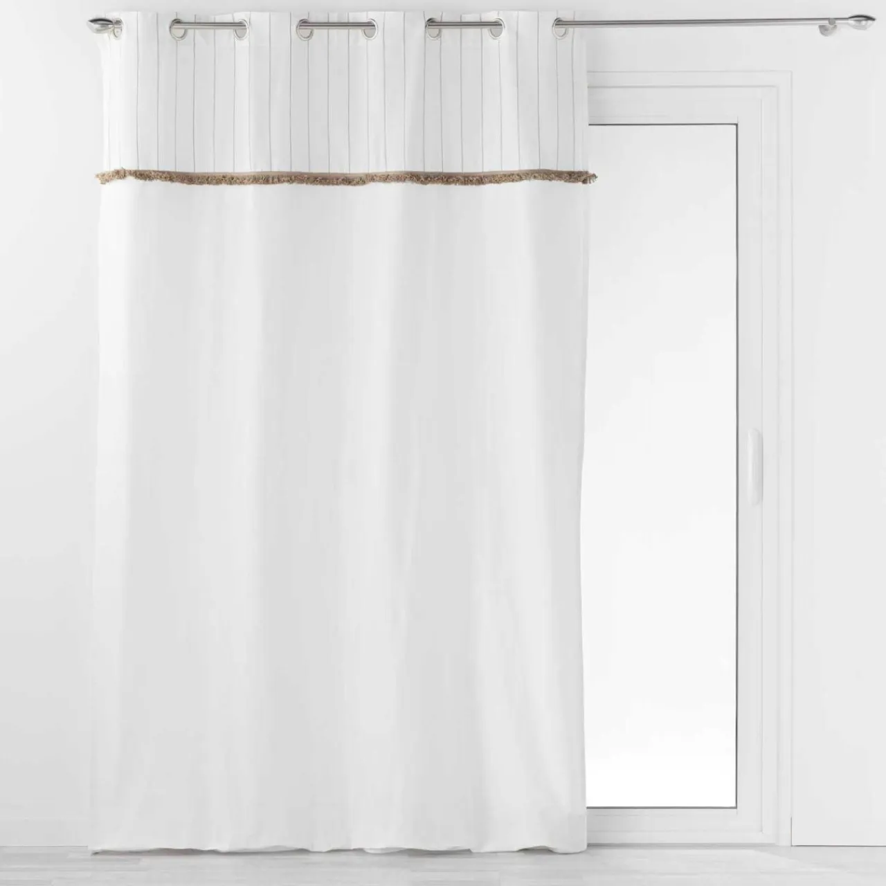 DOUCEUR D'INTERIEUR Rideau coton (140 x 240 cm) Alizée Ecru Best