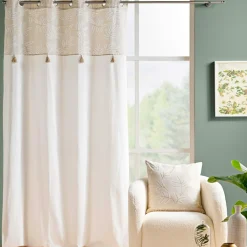 douceur d'intu017drieur Rideau coton (140 x 240 cm) Altéa Beige Online