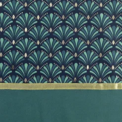 DOUCEUR D'INTERIEUR Rideau coton (140 x 240 cm) Artchic Bleu canard