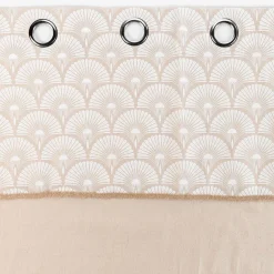 DOUCEUR D'INTERIEUR Rideau coton (140 x 240 cm) Bahina Beige Hot
