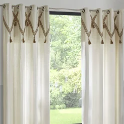ATMOSPHERA Rideau coton (140 X 260 cm) Carmen Beige Online