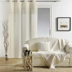 DOUCEUR D'INTERIEUR Rideau coton (140 x 240 cm) Golden Sunset Or Clearance