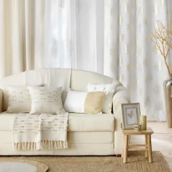 DOUCEUR D'INTERIEUR Rideau coton (140 x 240 cm) Golden Sunset Or Clearance