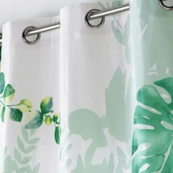 DOUCEUR D'INTERIEUR Rideau coton (140 x 260 cm) Louisiane Vert Sale