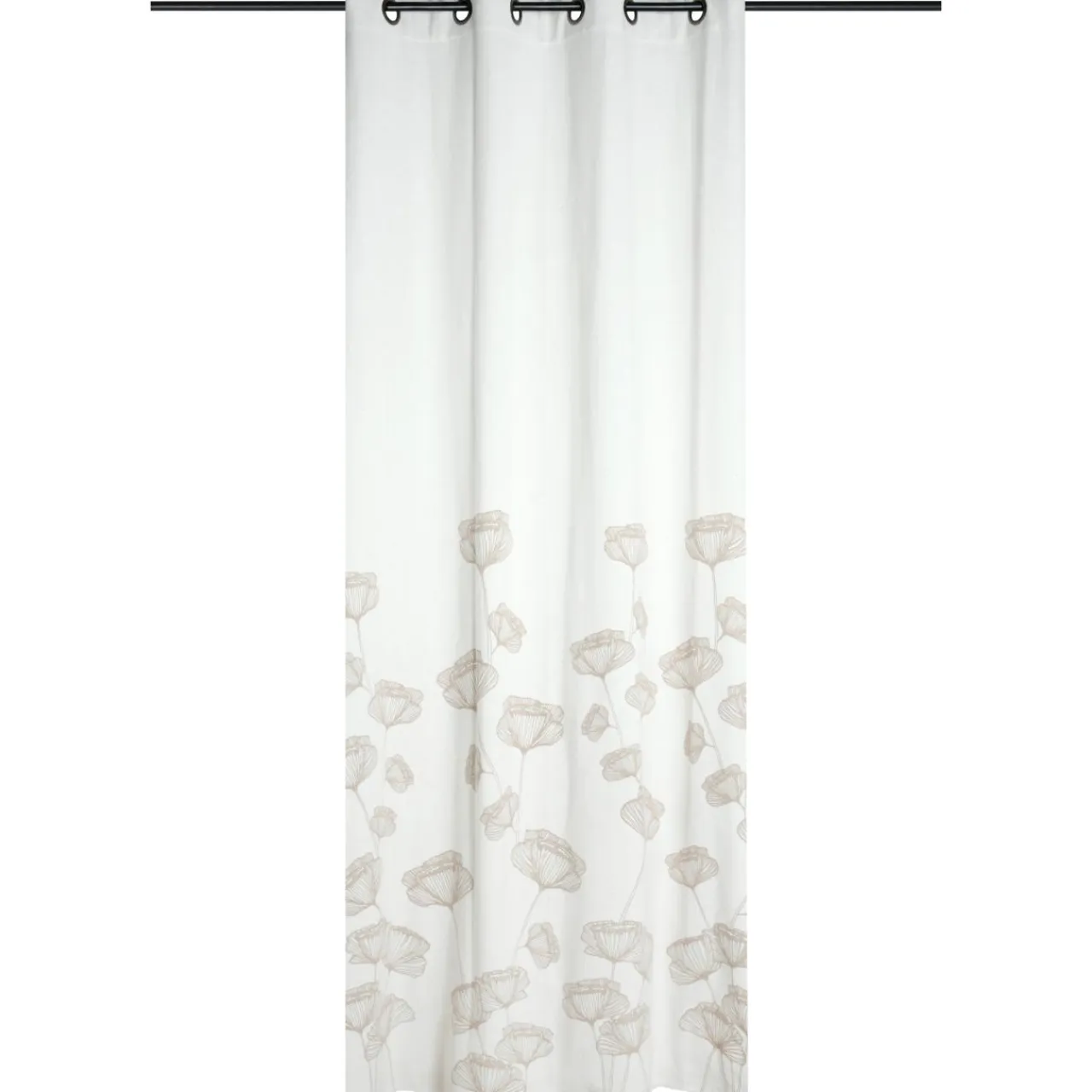 STOF Rideau coton (140 x 260 cm) Oriana Ecru Clearance
