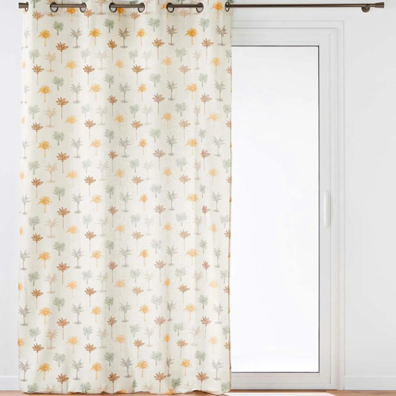 douceur d'intu017drieur Rideau coton (140 x 240 cm) Palmelia Beige Online