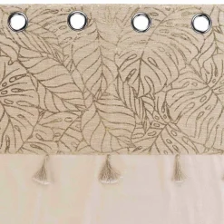 DOUCEUR D'INTERIEUR Rideau coton (140 x 240 cm) Solea Or Online