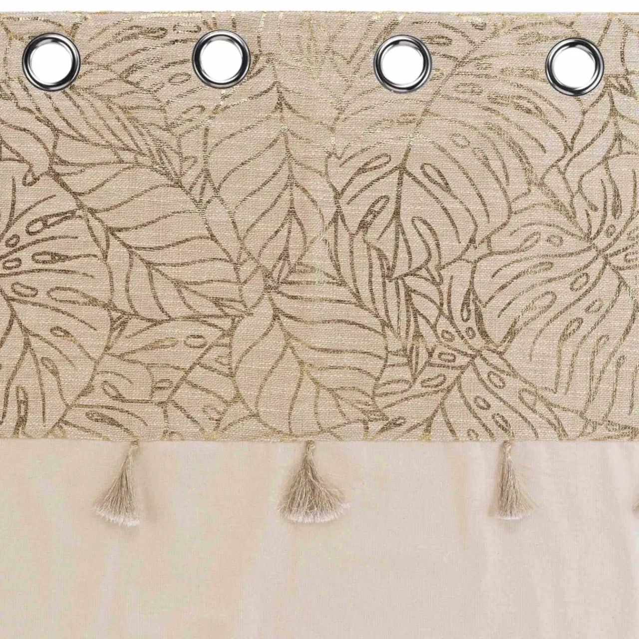 DOUCEUR D'INTERIEUR Rideau coton (140 x 240 cm) Solea Or Online