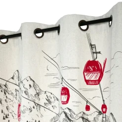 STOF Rideau coton (140 x 260 cm) Villard Ecru Clearance