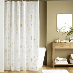 douceur d'intu017drieur Rideau de douche à anneaux (180 x 200 cm) Joya Blanc Online