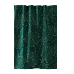 douceur d'intu017drieur Rideau de douche à anneaux (180 x 200 cm) Jade Vert Sale