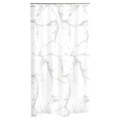 douceur d'intu017drieur Rideau de douche à anneaux (180 x 200 cm) Marbre Gris