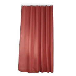 douceur d'intu017drieur Rideau de douche effet tissé à anneaux (180 x 200 cm) Quartz Terracotta Sale