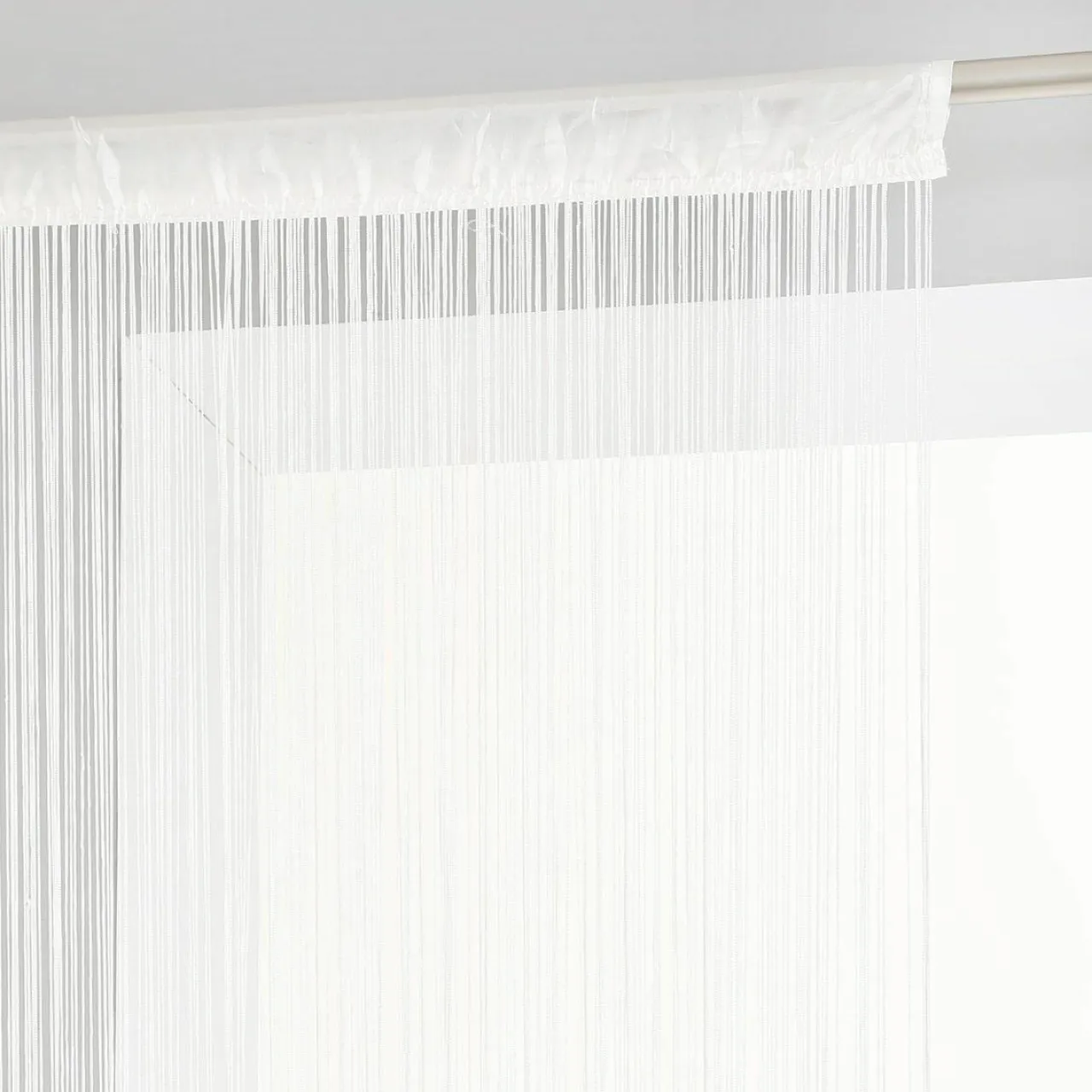 ATMOSPHERA Rideau de fil (90 x H200 cm) Uni Ivoire