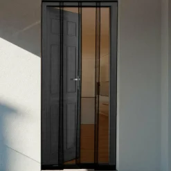 LUANCE Rideau de porte moustiquaire (H230 x L100 cm) Noir Hot