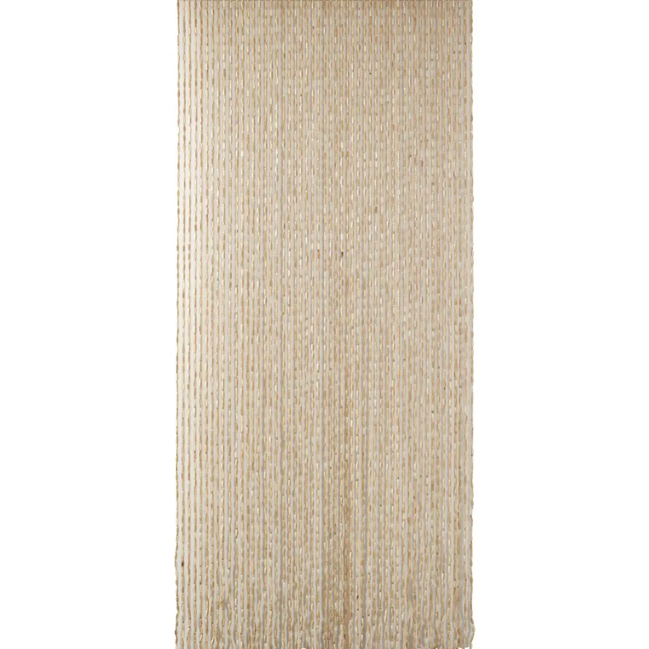 LUANCE Rideau de porte perles bois (90 x 200 cm) Perla Beige Online