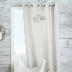 STOF Rideau effet laine (135 x 260 cm) Planay Ecru Hot