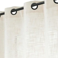 douceur d'intu017drieur Rideau effet lin tissé (140 x 260 cm) Igor Ecru Sale
