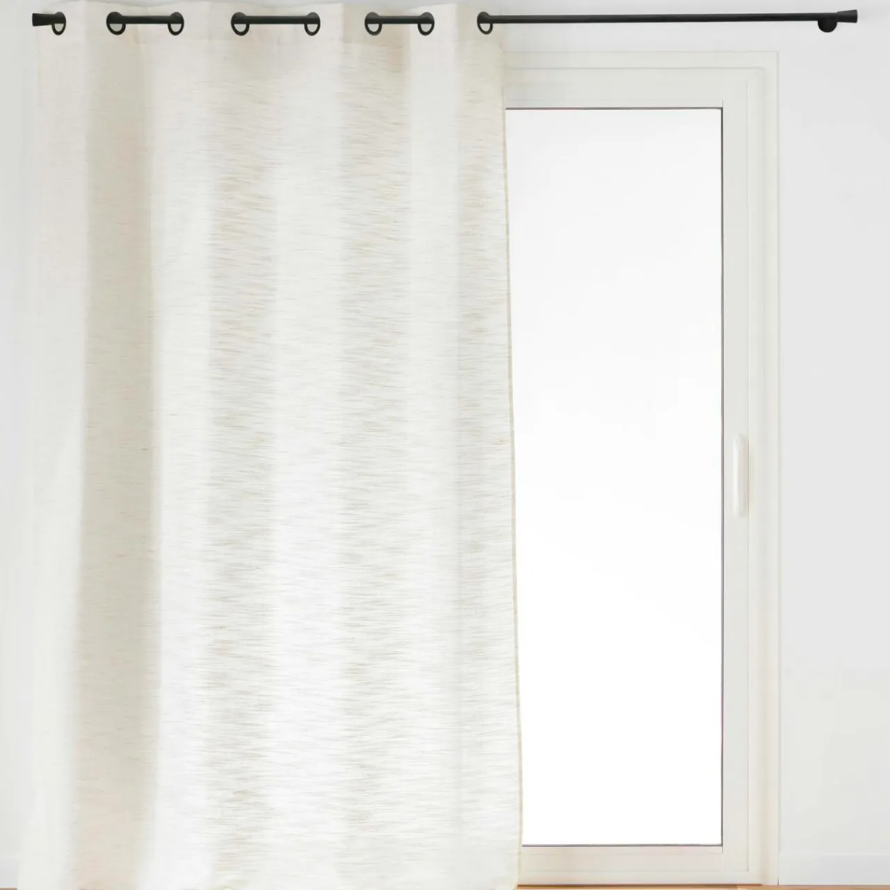 douceur d'intu017drieur Rideau effet lin tissé (140 x 260 cm) Nando Ecru Sale