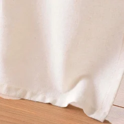 douceur d'intu017drieur Rideau en coton et jute (140 x 240 cm) Cirrus Beige Discount