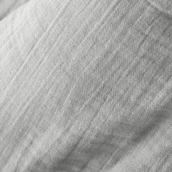 EMINZA Rideau gaze de coton ajustable (140 x max 300 cm) Gaïa Gris nuage Gris clair Online