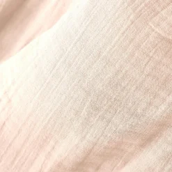 EMINZA Rideau gaze de coton ajustable (180 x max 300 cm) Gaïa Rose poudré Best