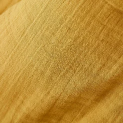 EMINZA Rideau gaze de coton ajustable (280 x max 300 cm) Gaïa Jaune safran Clearance