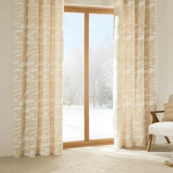 Atmosphera, cru017dateur d'intu017drieur Rideau œillets (140 x 260 cm) Madini Beige Sale