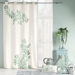 douceur d'intu017drieur Rideau œillets (140 x 260 cm) Nymphea Vert menthe Sale