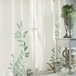 douceur d'intu017drieur Rideau œillets (140 x 260 cm) Nymphea Vert menthe Sale