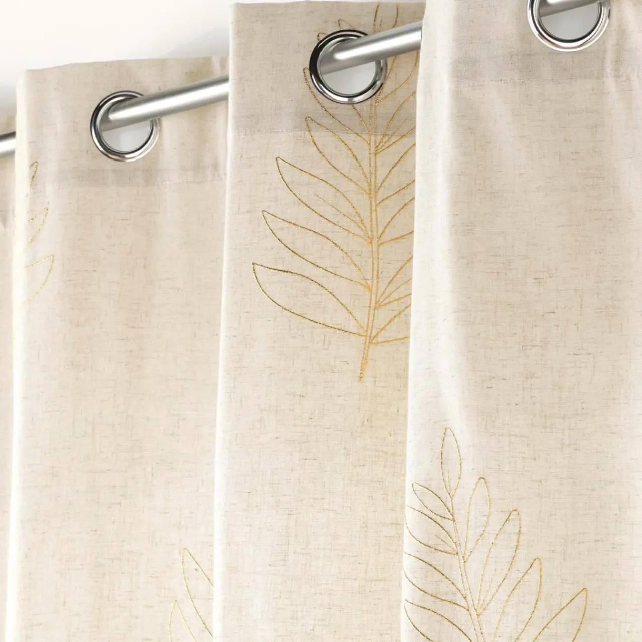 DOUCEUR D'INTERIEUR Rideau lin (140 x 240 cm) Venus Beige