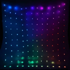 KOOPMAN Rideau lumineux Digital H2 m L2 m 400 LED Multicolore Clearance