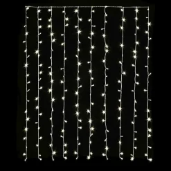 KAEMINGK Rideau lumineux H1,50 m L2,25 m 240 LED Super chaser Blanc chaud New