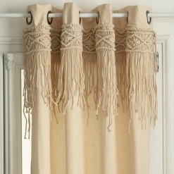 ATMOSPHERA Rideau macramé (140 x 260 cm) Ritual Beige Best
