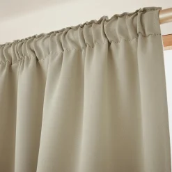 EMINZA Rideau obscurcissant galon fronceur (140 x 260 cm) Dark Taupe Online