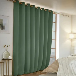 EMINZA Rideau obscurcissant thermique (280 x 260 cm) Calore Vert romarin Clearance