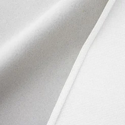 EMINZA Rideau obscurcissant thermique galon fronceur (180 x 260 cm) Alba perle Blanc Discount